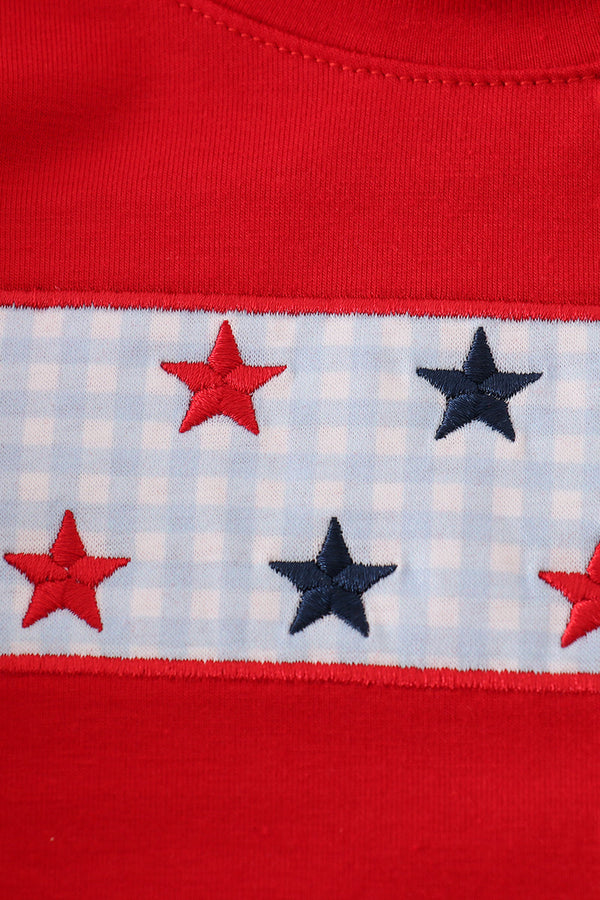 Red Star embroidery bubble