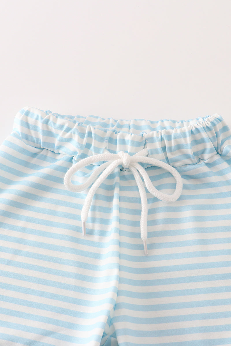 Sky cow embroidery boy set