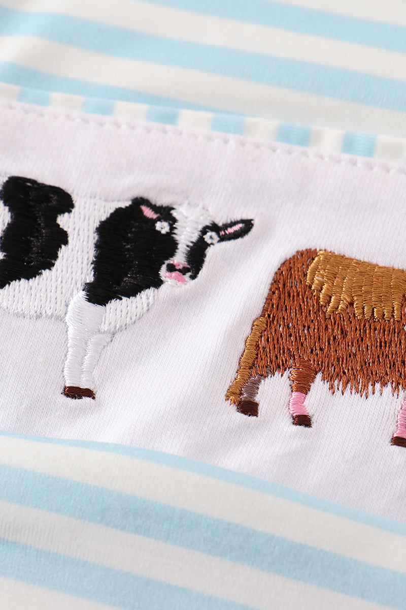 Sky cow embroidery boy jonjon