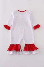 Ohio glitter ruffle romper